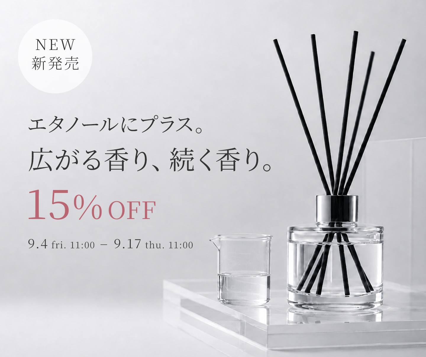 新発売溶剤・基材初回限定15%OFFクーポン