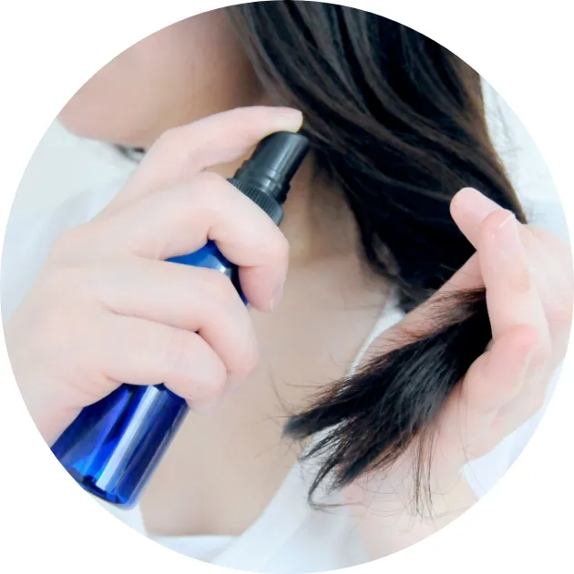 ヘアスプレーとして