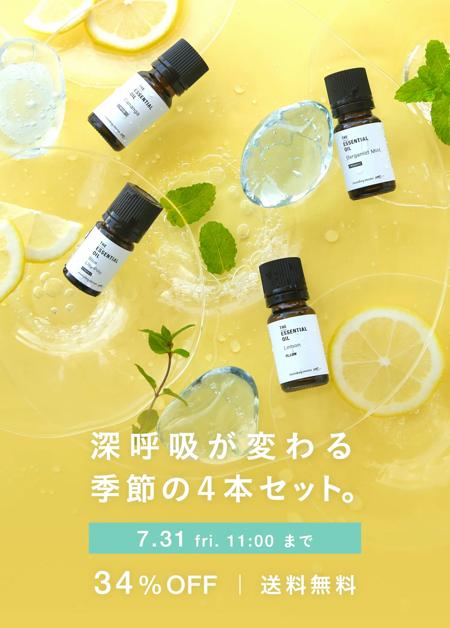 エッセンシャルオイル　セット売り メール便送料無料】シーズナル・エッセンシャルオイルセット／1個