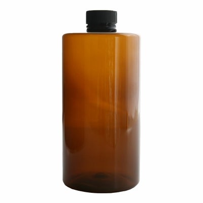 今だけP10倍】アンバープラボトル・平キャップ[1000ml]／1個 